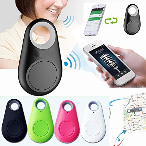 Nadalan Smart Finder Tracer Pet Child Localizador de GPS Tag Alarma Key Tracker (Negro)