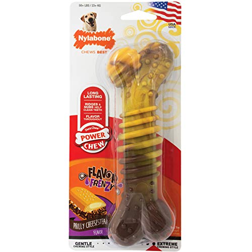 Nylbone Extreme Chew Texture Bone Steak&Cheese XL