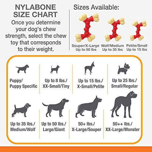 Nylbone JU01645 Extreme Chew Double Bone S