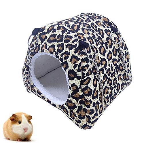 Oncpcare - Cama para hámster con Forma de Tronco, para Colgar, Hamaca, Nido para casa, Jaula de Animales pequeños, Accesorio de Ropa de Cama para cobaya, Chinchilla, hurón, Ardilla y Rata