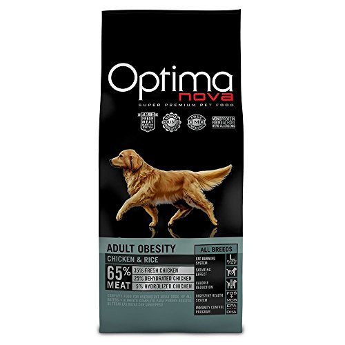 Optima nova - Pienso para Perros pequeños, medianos y Grandes ã“ptima Nova Adult Obesity Pollo y arroz