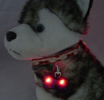 palacetm "disco de perro" lujo piel de mascota Perro Cachorro Collar con diseño de lazo y brillantes de hueso de perro venta extremos de la medianoche Domingo.