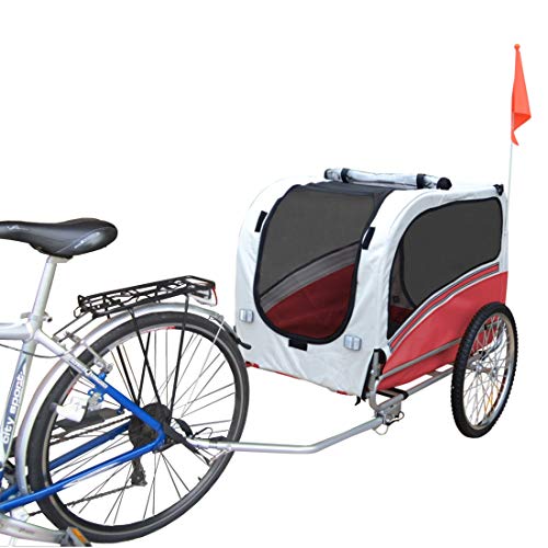 PAPILIOSHOP SNOOPY Remolque y carrito para el transporte de perro perros mascota por bici bicicleta carro bicicletas.