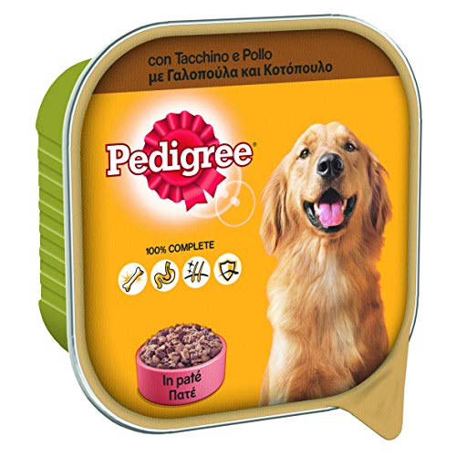 PEDIGREE 103581 / 20ER Pack! alimento húmedo para Perros Pollo, Pavo Adulto 300 g - Alimentos húmedos para Perros (Pollo, Pavo, Adulto, 300 g, 300 g, Extremo de Apertura fácil, CE)