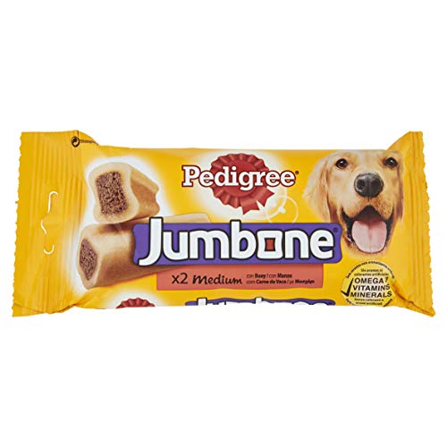 PEDIGREE Pack de 2 Huesos Jumbone para Perros 203 g - Pack de 12