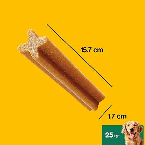 Pedigree Pack de 28 Dentastix de uso diario para la limpieza dental de perros grandes (Pack de 4)