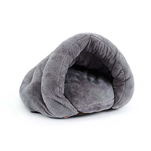 PETCUTE Camas para Perros Gatos Saco de Dormir para Perros cálido Cuevas casa para Gatos Nido de Gato caseta de Perros