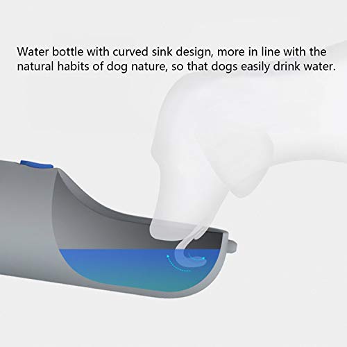 PETKIT Botella de Agua de Viaje para Mascotas EVERSWEET, tamaño único, Color Gris