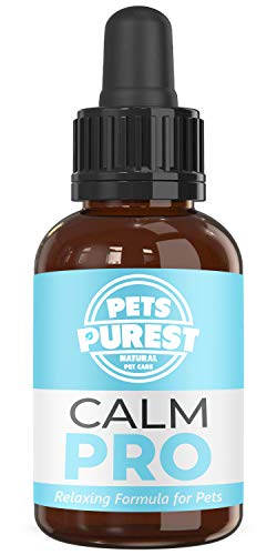 Pets Purest Suplemento 100% Natural Calming Aid para Perros, Gatos y Mascotas. Reduce la ansiedad y el estrés en Sus Mascotas (50 ML)