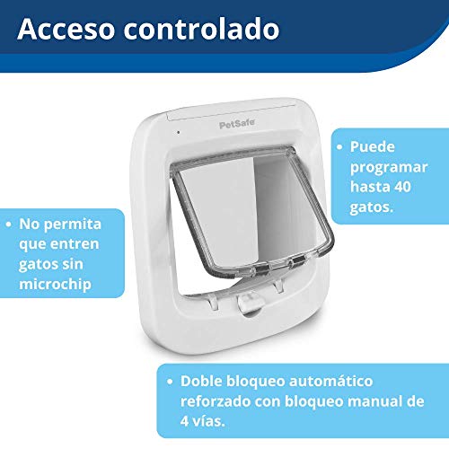 Petsafe Cat Flap Puerta para Gatos con Microchip