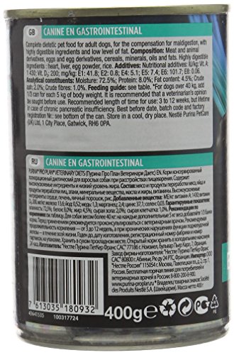 Pienso seco Pro Plan de Purina, Dieta Veterinaria Canina, Dieta gastrointestinal