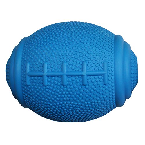 PlayfulSpirit Pelota de Rugby de Recompensas para Cachorros y Perros: Dispensador de Comida, Increíble Destructor del Aburrimiento de Mascota y Juguete de Entrenamiento Básico para Cachorros