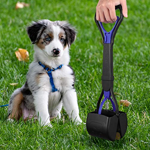 POPETPOP Scooper Portátil para Caca de Mascotas Recogedor de Caca para Mascotas Recogedor de Basura para Gatos Recogedor de Caca para Mascotas Herramientas de Pala para Gatito Gato Perro 45 X 9.5 Cm