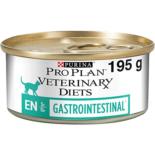 Pro Plan Dietas Veterinary Feline EN Gastrointestinal Dry Cat Food 195g - Caja de 24