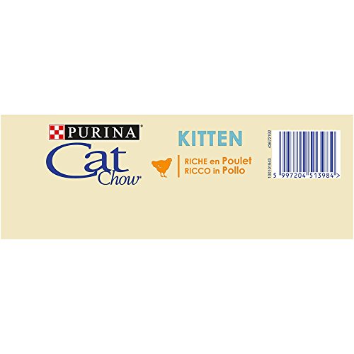 Purina Cat Chow Comida Seco para Gatitos Rico en Pollo - 1.5 Kg