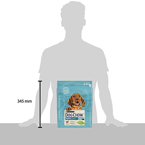 Purina Dog Chow Puppy pienso para Perro Cachorro Cordero 4 x 2,5 Kg