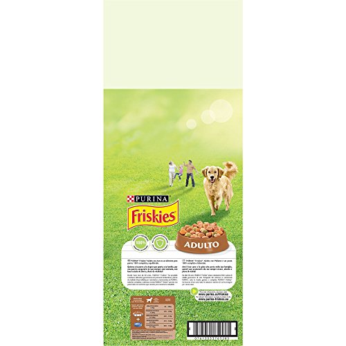 Purina Friskies Pienso para Perro Adulto Aves y Verduras 15 Kg