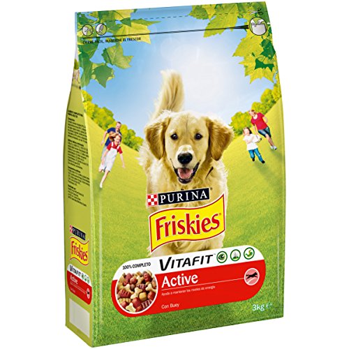 Purina Friskies Vitafit Active Pienso para Perro Adulto Buey 1 x 3 Kg