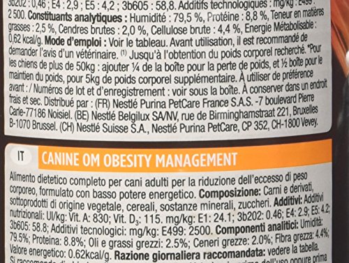 Purina Pro Plan Vet Canine Om Obesity Management Mousse Lata 400Gr 400 g