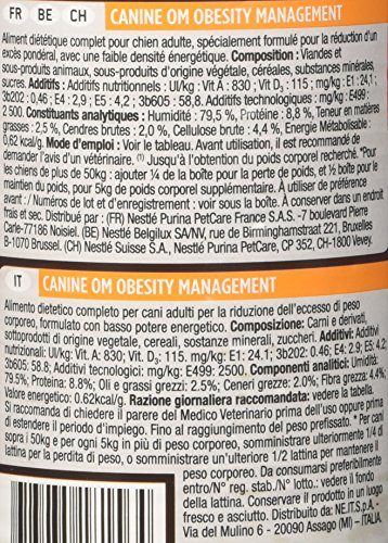 Purina Pro Plan Vet Canine Om Obesity Management Mousse Lata 400Gr 400 g