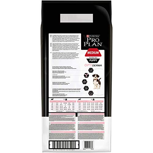 Purina ProPlan Medium Puppy Derma pienso para perro cachorro Salmón 12 Kg