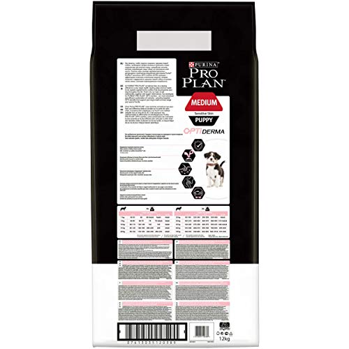 Purina ProPlan Medium Puppy Derma pienso para perro cachorro Salmón 12 Kg