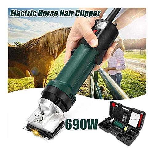 QXF-DYMJ Cortadora de Ganado Equino Eléctrico de 690 Vatios, Cortapelos 6 Velocidades Ajustables, para Caballos, Llamas, Ganado, Cabras, Alpacas ASD (Color : 220V)