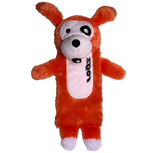 Rogz CS01 de D thinz Plush/Perros Juguete, S, Color Naranja