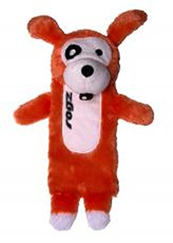 Rogz CS03 de D thinz Plush/Perros Juguete, M, Color Naranja