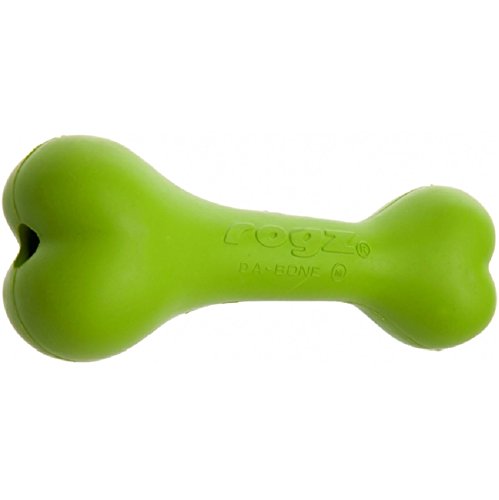 Rogz db03 de l Da Bone/Perros Juguete, M, Verde