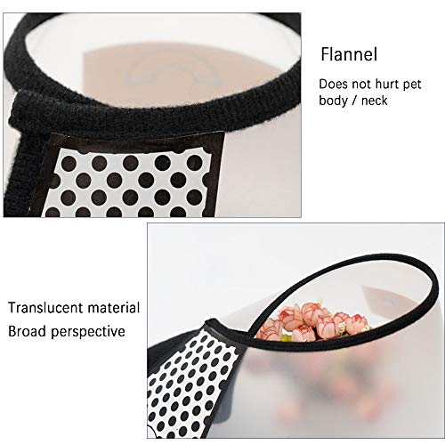 SenPuSi Collar para Mascotas Mascotas Plástico Cuello elisabetánico Cuello Protector Cono de plástico Protección Especial para Gatos Pequeños Perros y Conejos