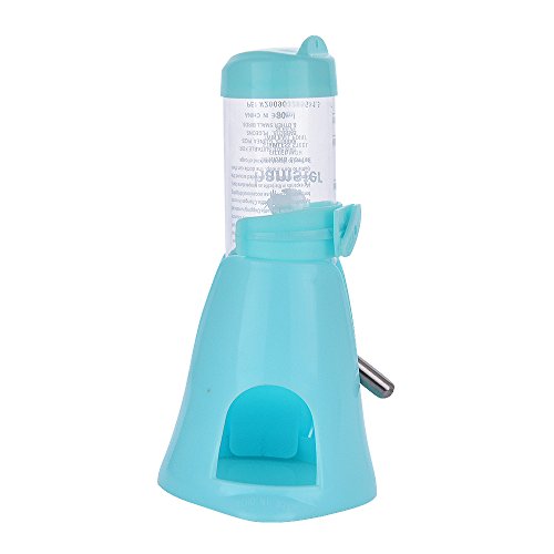 ShareWe Botella de Agua para Animales Dispensador Waterer Automático con Recipiente Tapa para Mascotas Gato Hamsters Ratas Cobayas Hurones Rabbits Conejos Animales pequeños