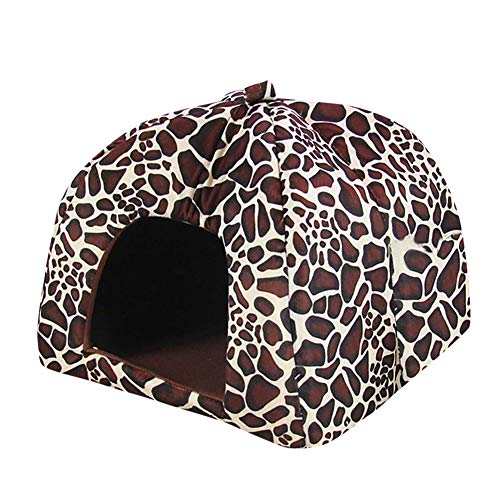 shuxuanltd Cama para Perros Cama De Perro Cama para Perros Gra Caseta Perro Interior Camas para Perros Suave Cama del Perro Mascota Cueva Cama De Veterinario para Perros Interior Stone Pattern,XS