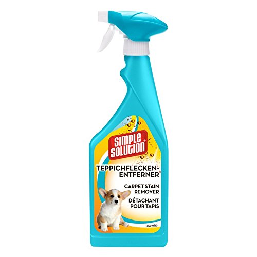 Simple Solution - Spray quitamanchas para alfombras, Color Naranja, oxi, 750 ml