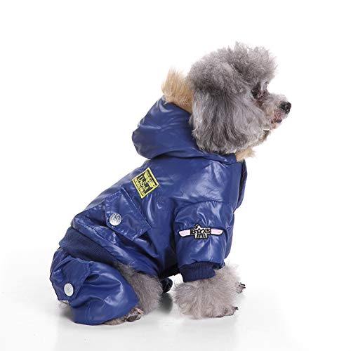 Smoro Abrigo de Invierno Chalecos Chaquetas Traje de Nieve Ropa de Cuatro Patas de la Fuerza aérea para Perros pequeños medianos Grandes