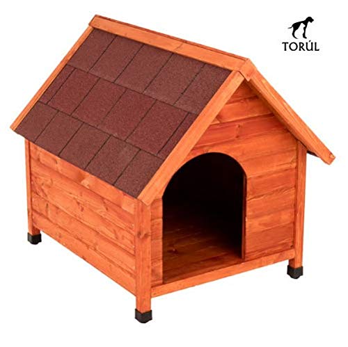 Spike Premium Torúl Caseta de Madera Classic para Mascotas Perros (M)