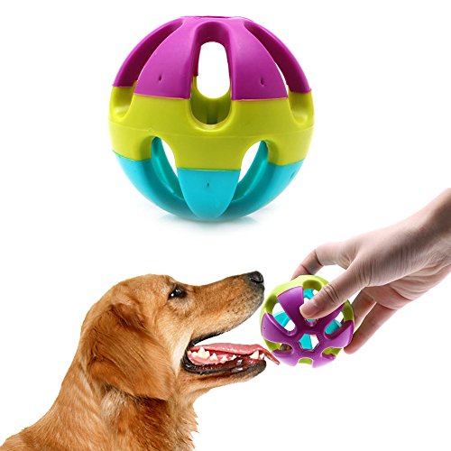 Tandou - Pelota Redonda de 7 cm para Mascota, Gato, Perro, Cachorro, Jingle, Cascabel, Juguete para Masticar