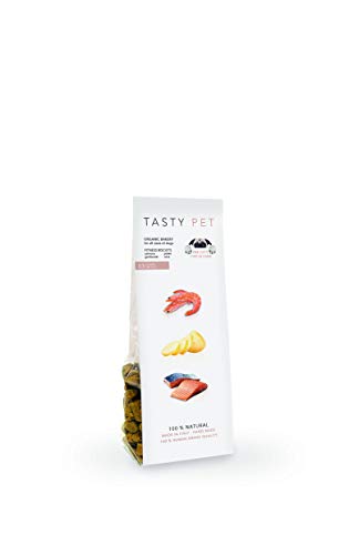 Tasty Pet Galletas y Aperitivos para Perros, 100% Naturales – Paquete de 8 Unidades