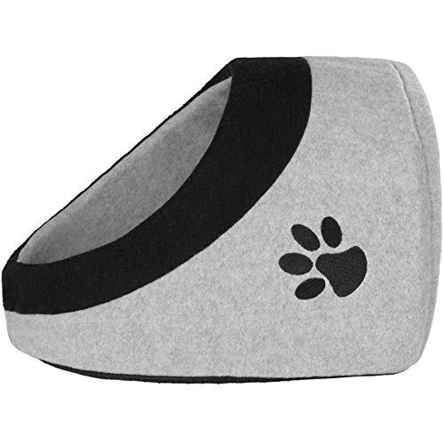 TecTake 800638 - Cama para Mascotas Dreamer, Cesta para Gatos y Animales pequeños, Lecho de Peluche con Cojín Extra Grueso (Type 1 | No. 402924)