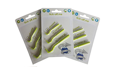 tick-off Tick Remover Twister para mascotas perros gatos caballos personas