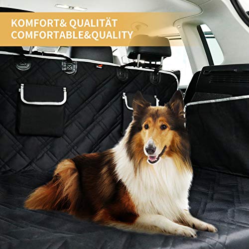 Toozey Protector Funda de Maletero de coche Alfombrilla con protección Lateral - Universal Auto Maletero Manta para Perros - Impermeable & Antideslizante Esterilla Protectora Robusta