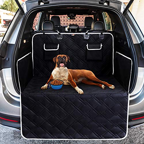 Toozey Protector Funda de Maletero de coche Alfombrilla con protección Lateral - Universal Auto Maletero Manta para Perros - Impermeable & Antideslizante Esterilla Protectora Robusta