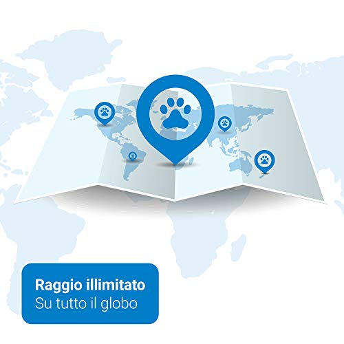 Tractive Localizador GPS para perros, rango ilimitado, seguimiento de actividad, resistente al agua (Último Modelo)