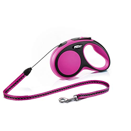 Trixie Correa Cord Flexi New Comfort, Cuerda Enrollable, S: 8 M, Rosa