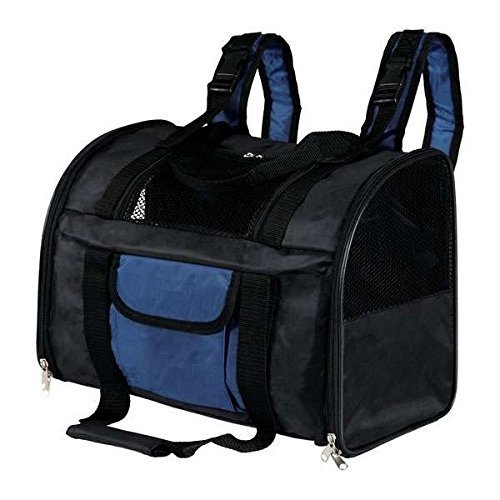 Trixie Mochila Transportin Perro - Bolso Perro Transportin Perro Pequeño Cesta para Perros Accesorios Mochila Connor 42 × 29 × 21 cm