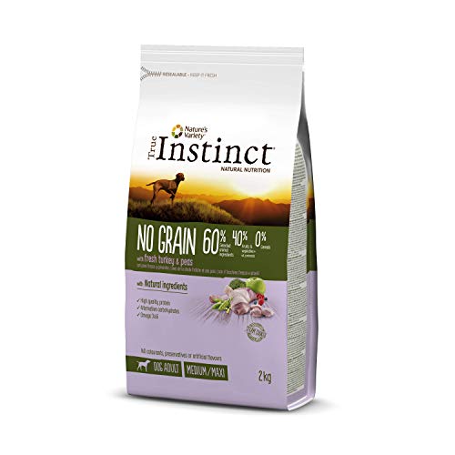 True Instinct No Grain Pienso para Perros Medium Adult con Pavo - 2000 gr