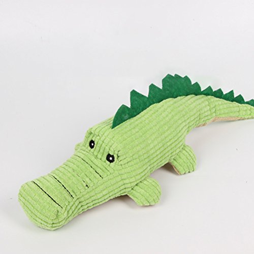 UEETEK perro Mascar juguete sonido peluche Pet Puppy juguetes Squeaky Crocodile Juguetes suave animales mordisco Mascar cachorro perro juguete