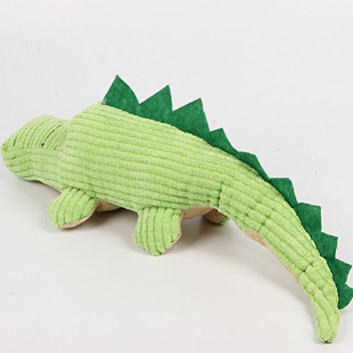 UEETEK perro Mascar juguete sonido peluche Pet Puppy juguetes Squeaky Crocodile Juguetes suave animales mordisco Mascar cachorro perro juguete