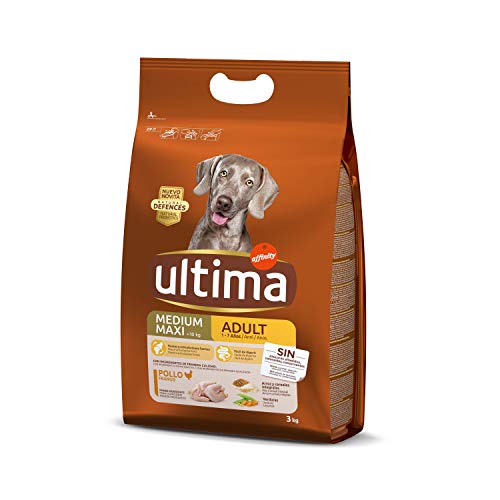 ultima Pienso para Perros Medium-Maxi Adultos con Pollo - 3 kg