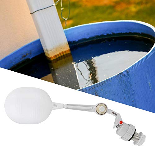 Válvula de Flotador, 2Pcs Plástico Waterer automático Tazón Relleno Tanque de alimentación Agua Filtro de Agua Flotador Válvula de Bola Suministros agrícolas